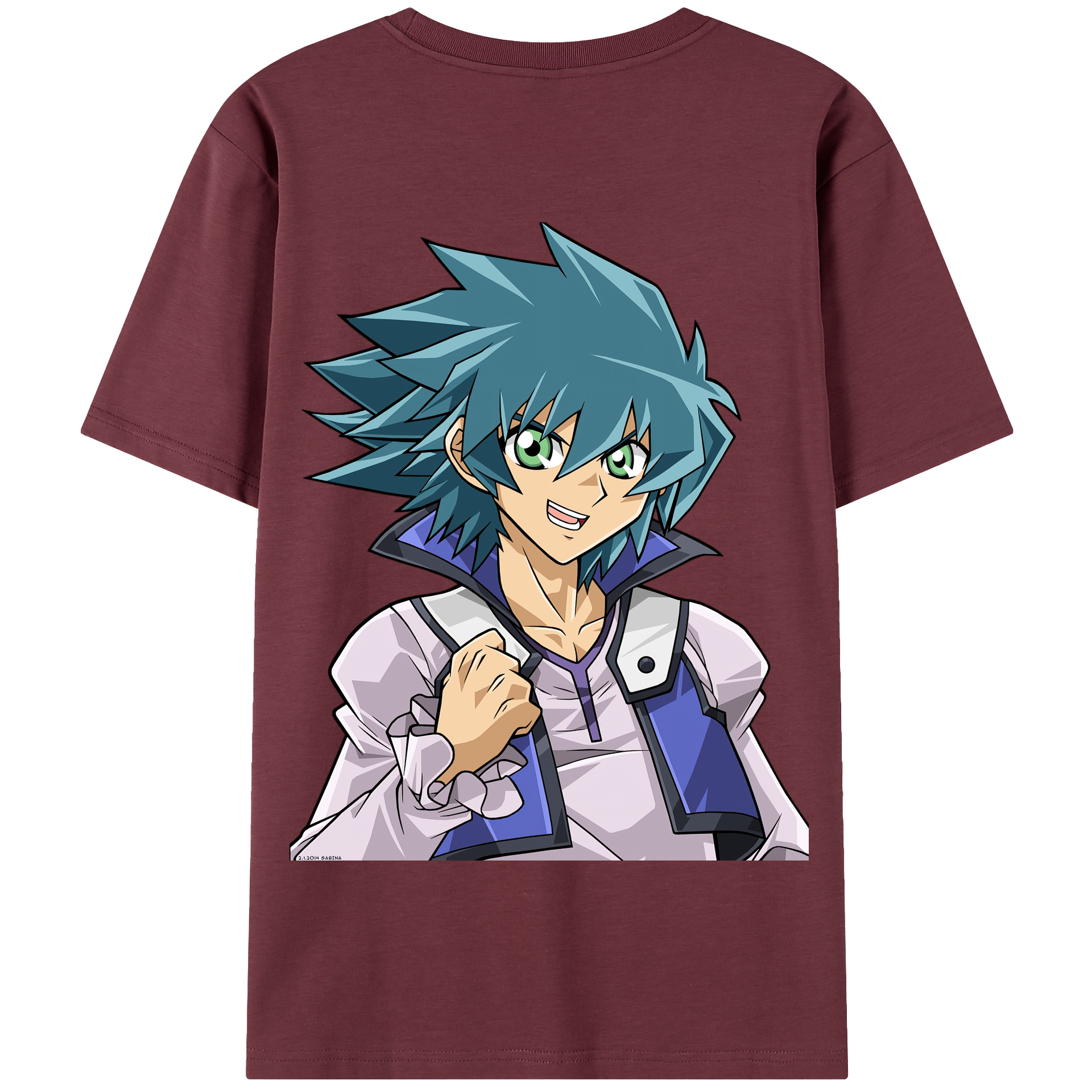 （画像用） 遊☆戯☆王 Yu-Gi-Oh! 綿100％半袖Tシャツ（背面プリント）